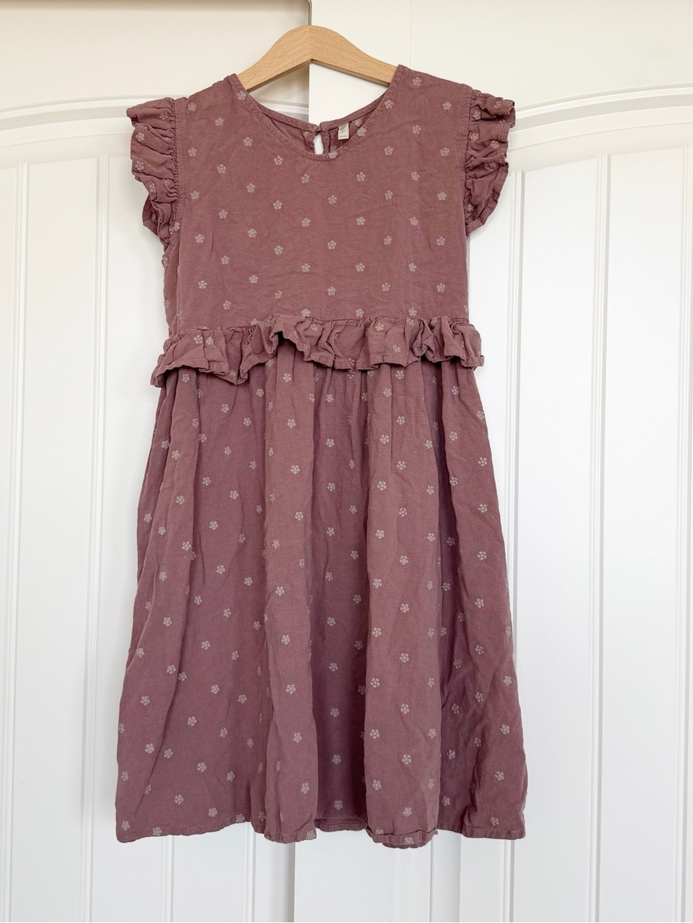 Rylee & Cru brielle Mauve Dress in mulberry daisy